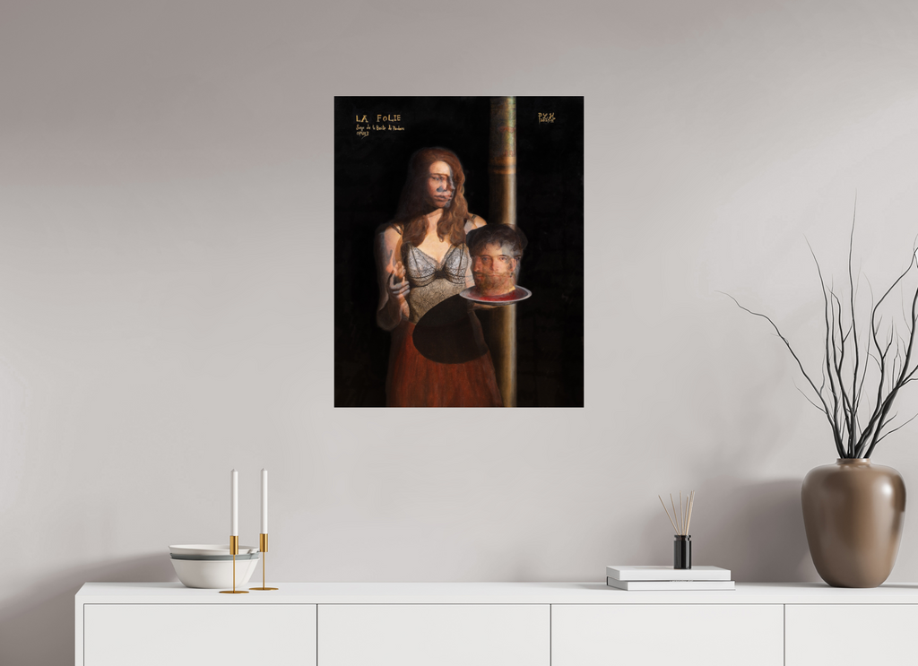 60 x 74,8 cm, Photo Print Under Acrylic Glass La folie - Saga de La Boîte de Pandore opus 3