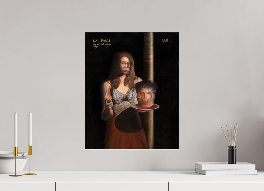 40 x 49,9 cm, Photo Print Under Acrylic Glass La folie - Saga de La Boîte de Pandore opus 3
