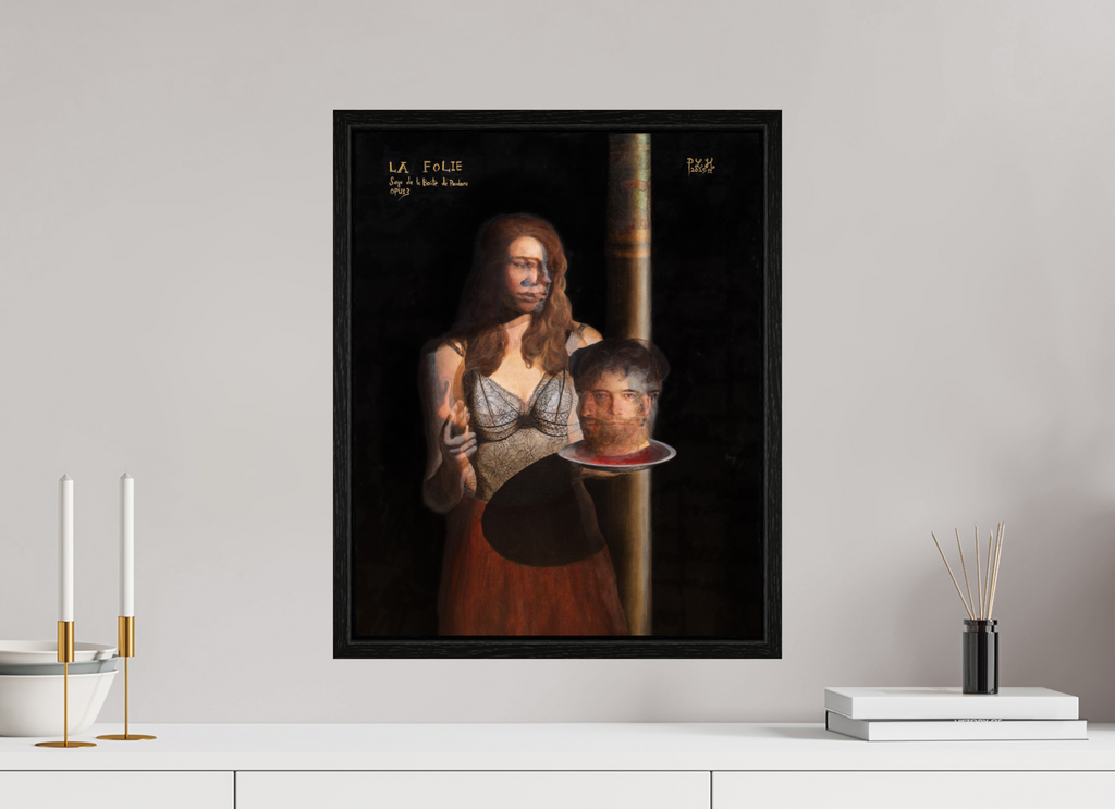 40 x 49,9 cm, Floater Frame La folie - Saga de La Boîte de Pandore opus 3