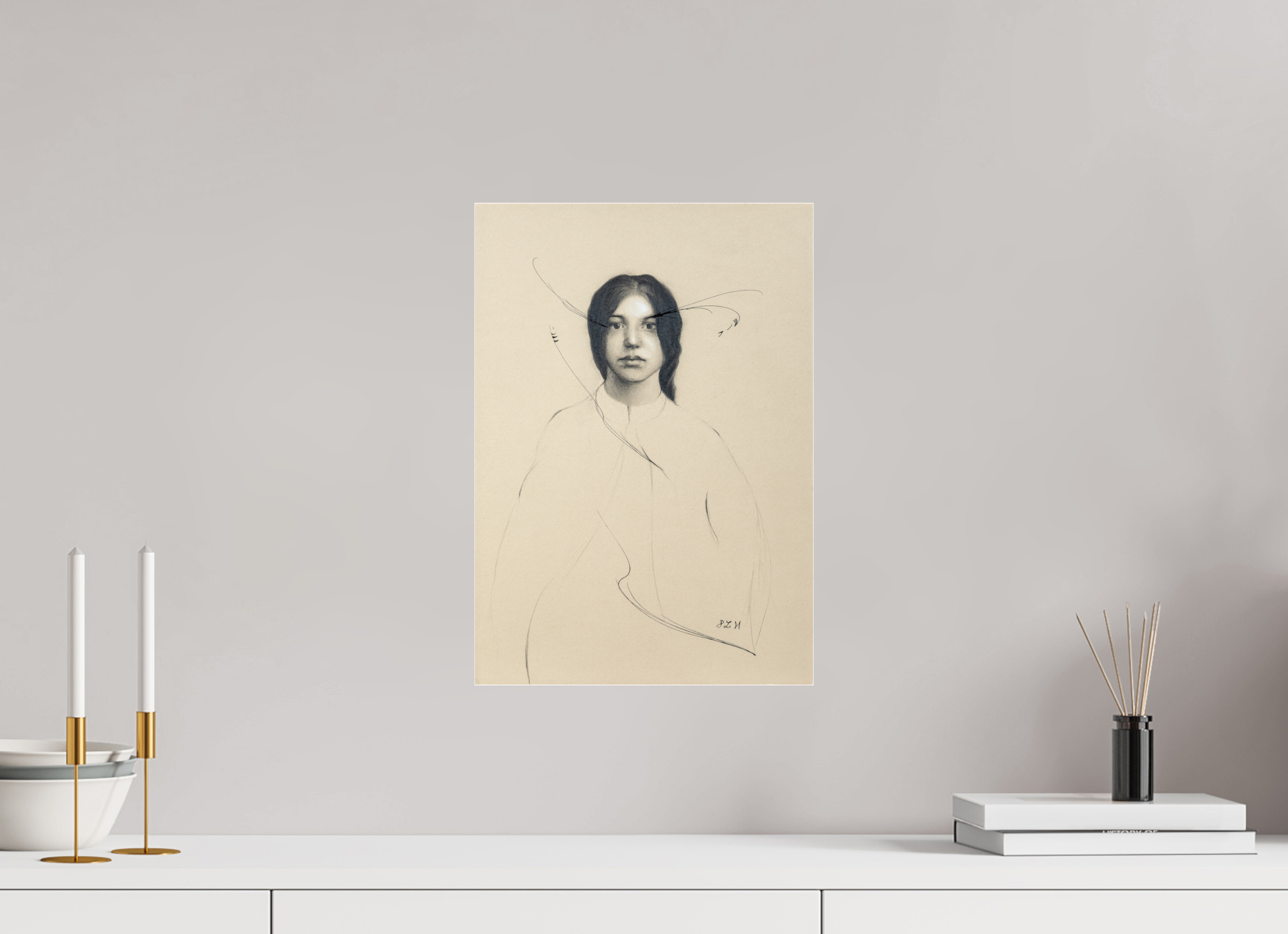 29.5 cm x 42 cm, Photo Print Under Acrylic Glass Regards