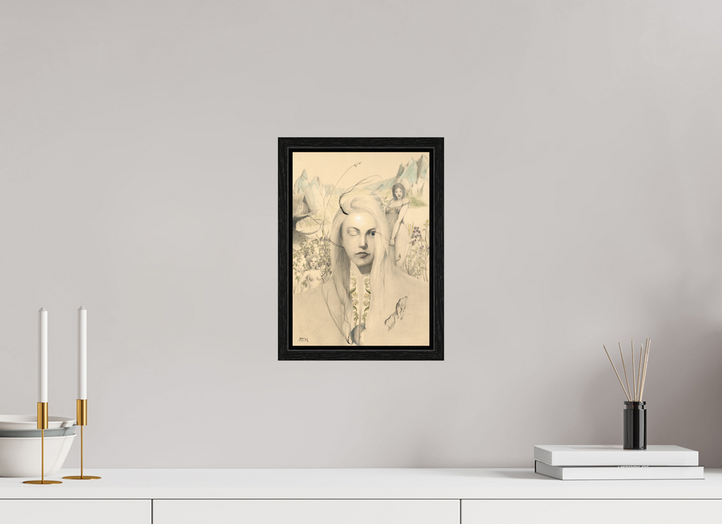 ISO A4 (21 x 29,7 cm), Floater Frame Fantasia