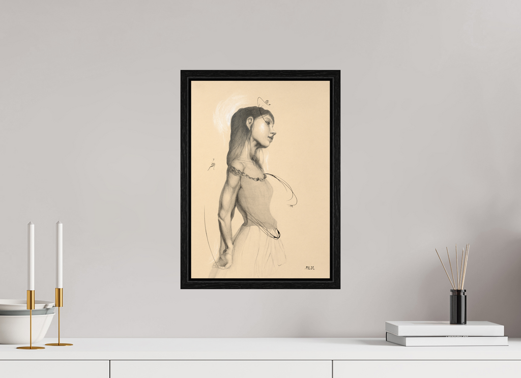 29.5 cm x 42 cm, Floater Frame Danseuse