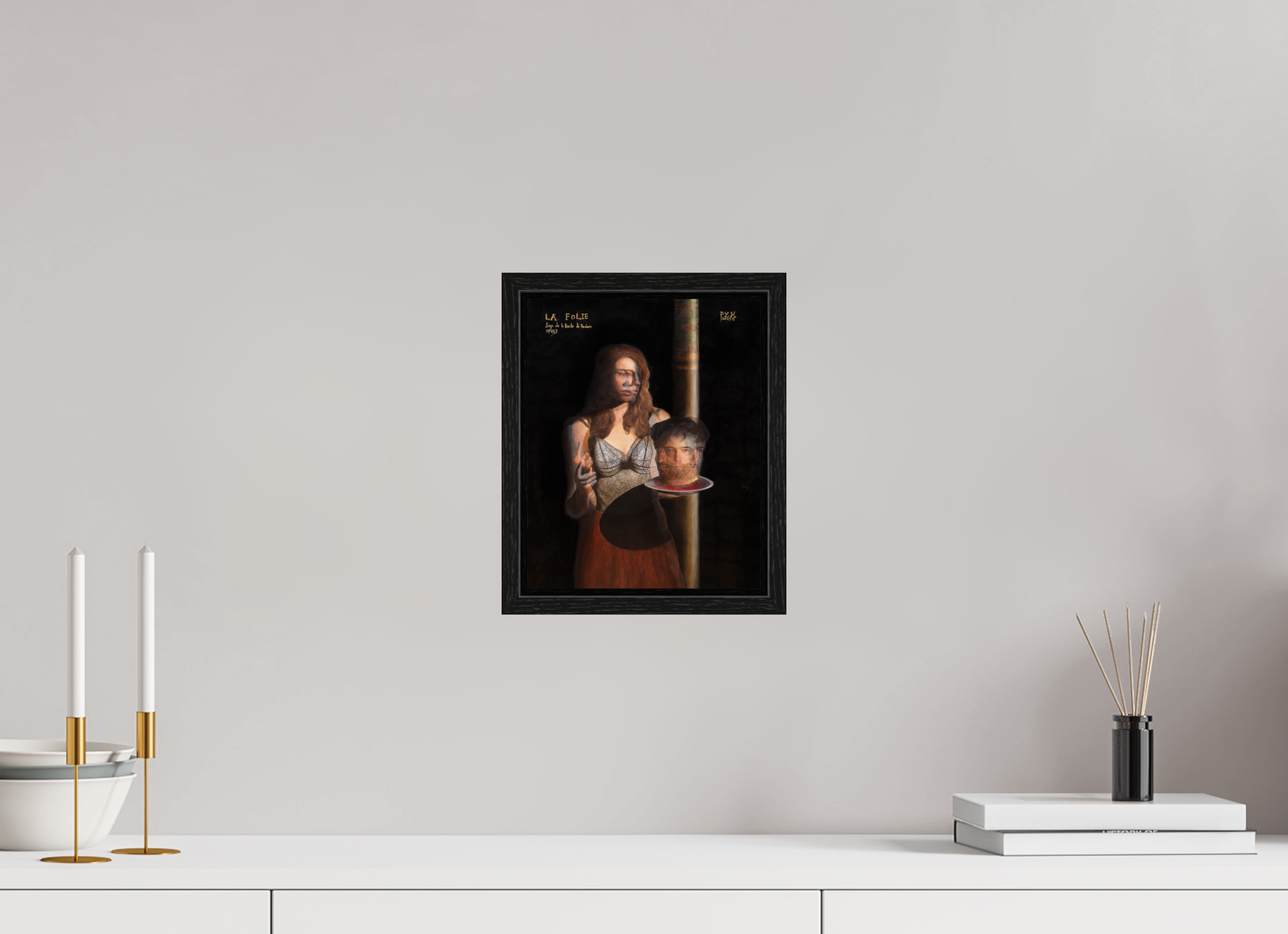 20 x 24,9 cm, Floater Frame La folie - Saga de La Boîte de Pandore opus 3