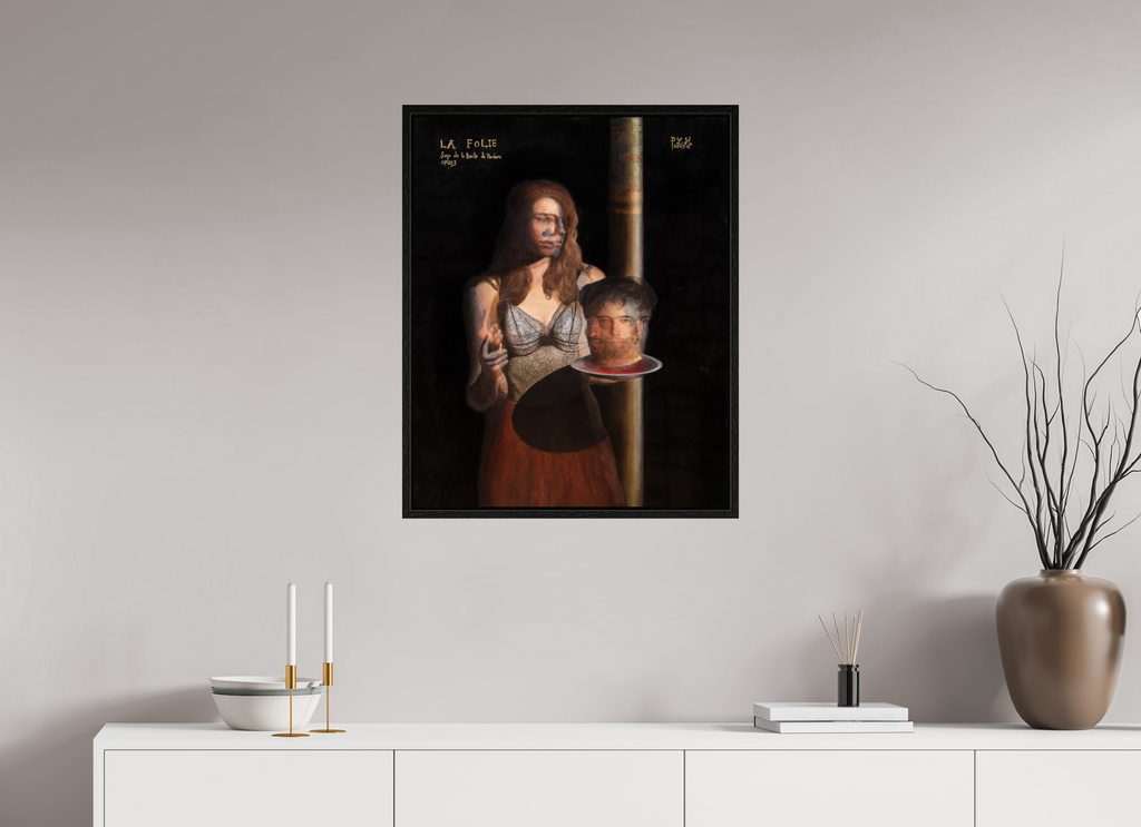 60 x 74,8 cm, Floater Frame La folie - Saga de La Boîte de Pandore opus 3