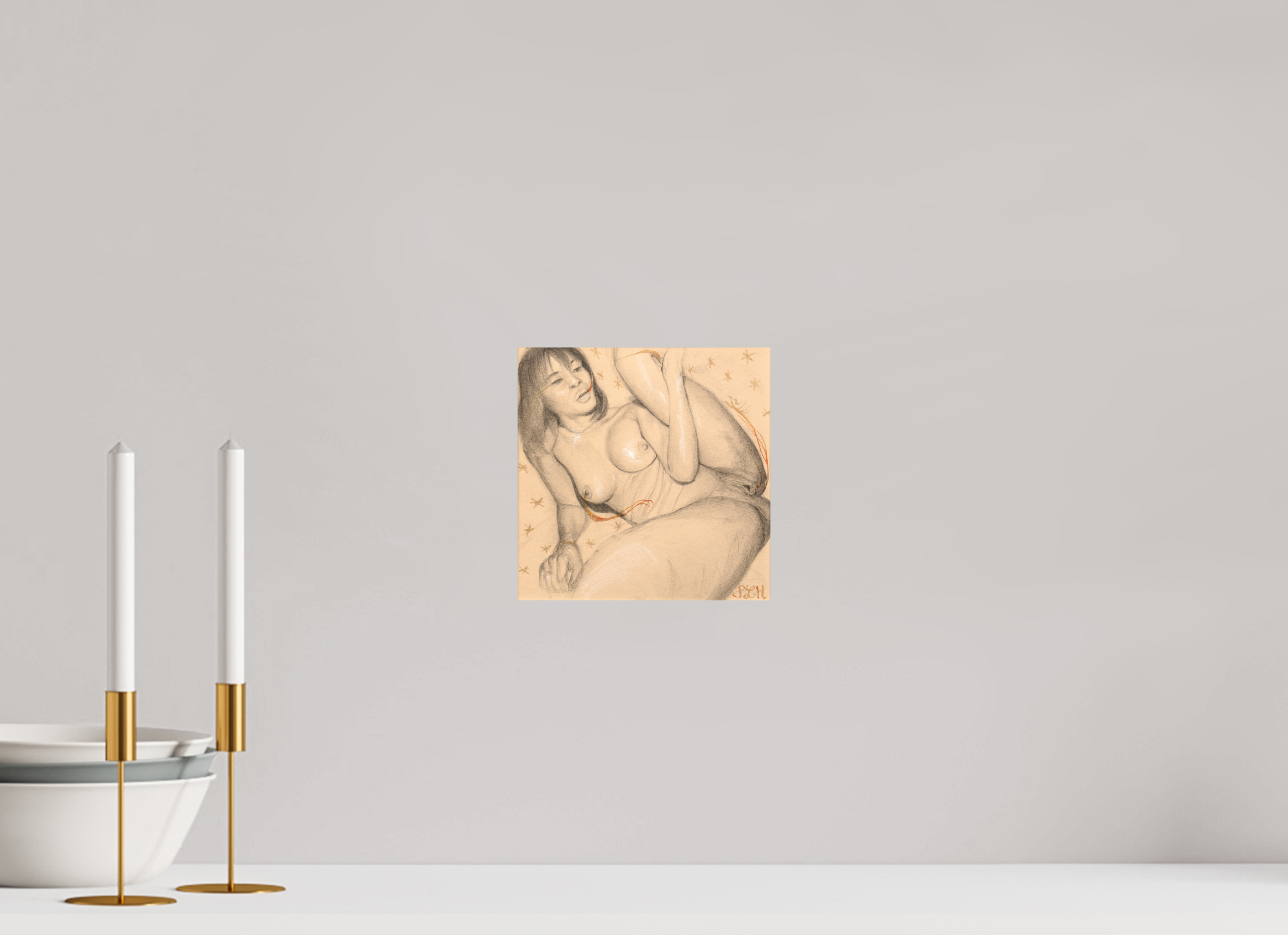 20 x 20 cm, Photo Print On Fuji Crystal DP II Erotique