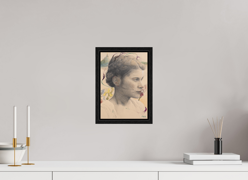 ISO A4 (21 x 29,7 cm), Floater Frame Hayadée